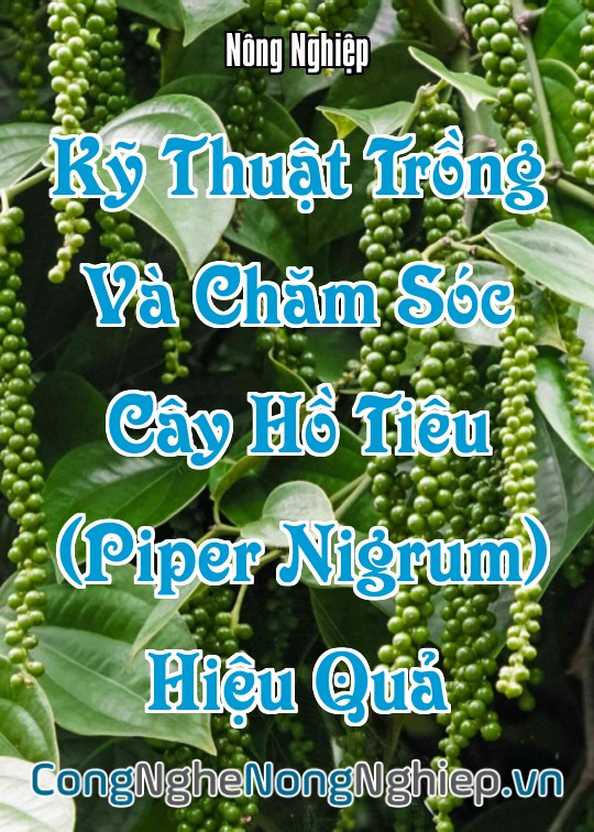 Ảnh bìa sách Kỹ Thuật Trồng Và Chăm Sóc Cây Hồ Tiêu (Piper Nigrum) Hiệu Quả