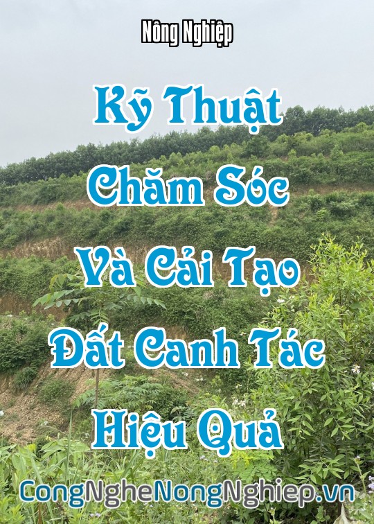 Ảnh bìa sách Kỹ Thuật Chăm Sóc Và Cải Tạo Đất Canh Tác Hiệu Quả