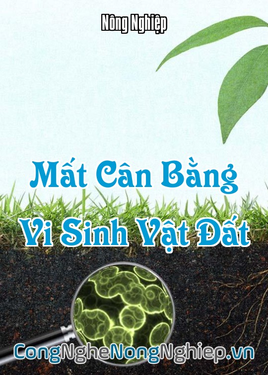 Ảnh bìa sách Mất Cân Bằng Vi Sinh Vật Đất