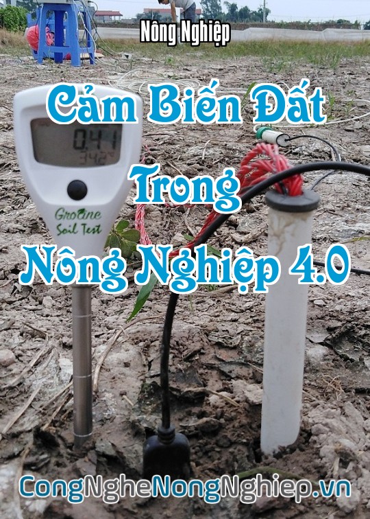 Ảnh bìa sách Cảm Biến Đất Trong Nông Nghiệp 4.0