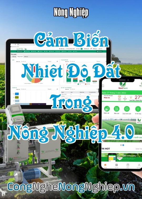 Ảnh bìa sách Cảm Biến Nhiệt Độ Đất Trong Nông Nghiệp 4.0