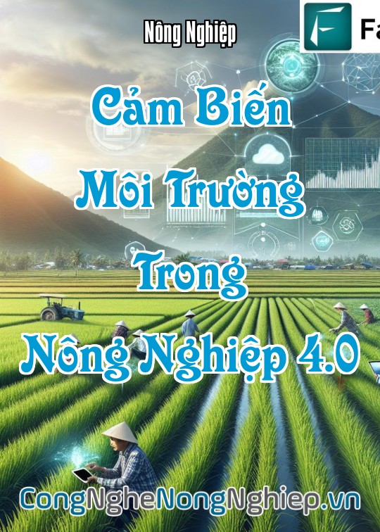 Ảnh bìa sách Cảm Biến Môi Trường Trong Nông Nghiệp 4.0