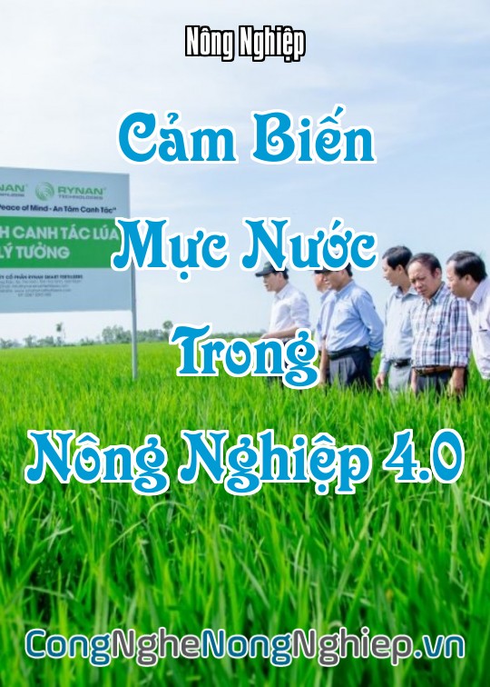 Ảnh bìa sách Cảm Biến Mực Nước Trong Nông Nghiệp 4.0