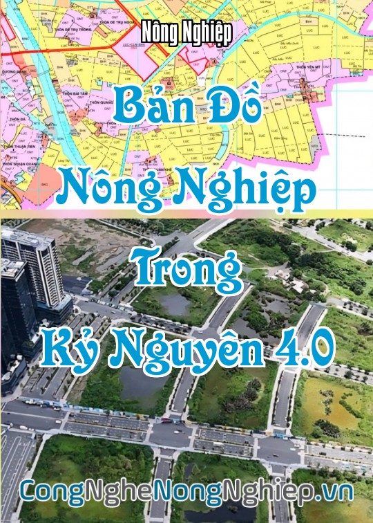 Ảnh bìa sách Bản Đồ Nông Nghiệp Trong Kỷ Nguyên 4.0