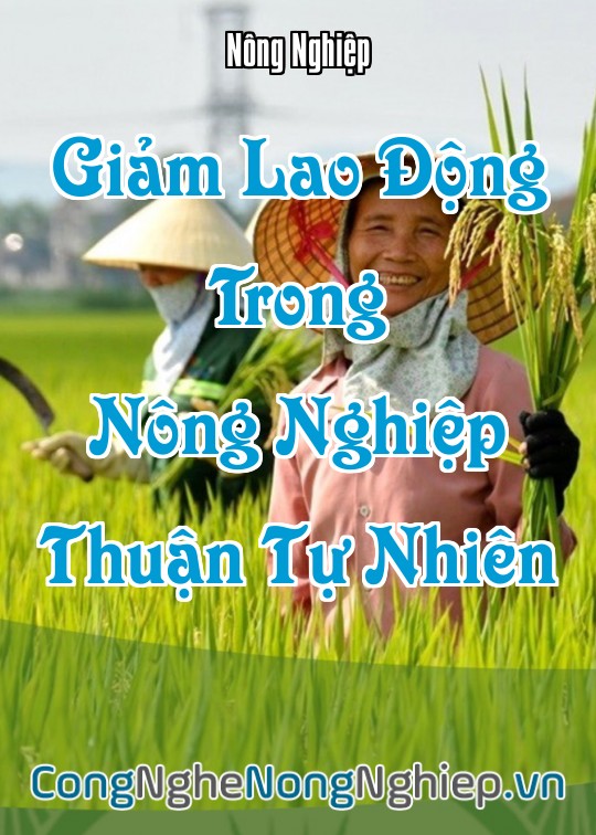 Ảnh bìa sách Giảm Lao Động Trong Nông Nghiệp Thuận Tự Nhiên