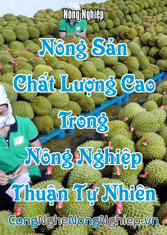 Ảnh bìa sách Nông Sản Chất Lượng Cao Trong Nông Nghiệp Thuận Tự Nhiên
