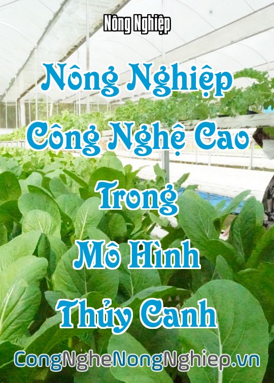 Ảnh bìa sách Nông Nghiệp Công Nghệ Cao Trong Mô Hình Thủy Canh