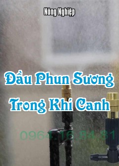 Ảnh Đầu Phun Sương Trong Khí Canh